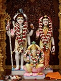 Shri Shiv-Parvati Dev and Shri Ganeshji